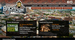 Desktop Screenshot of bricktownokc.com